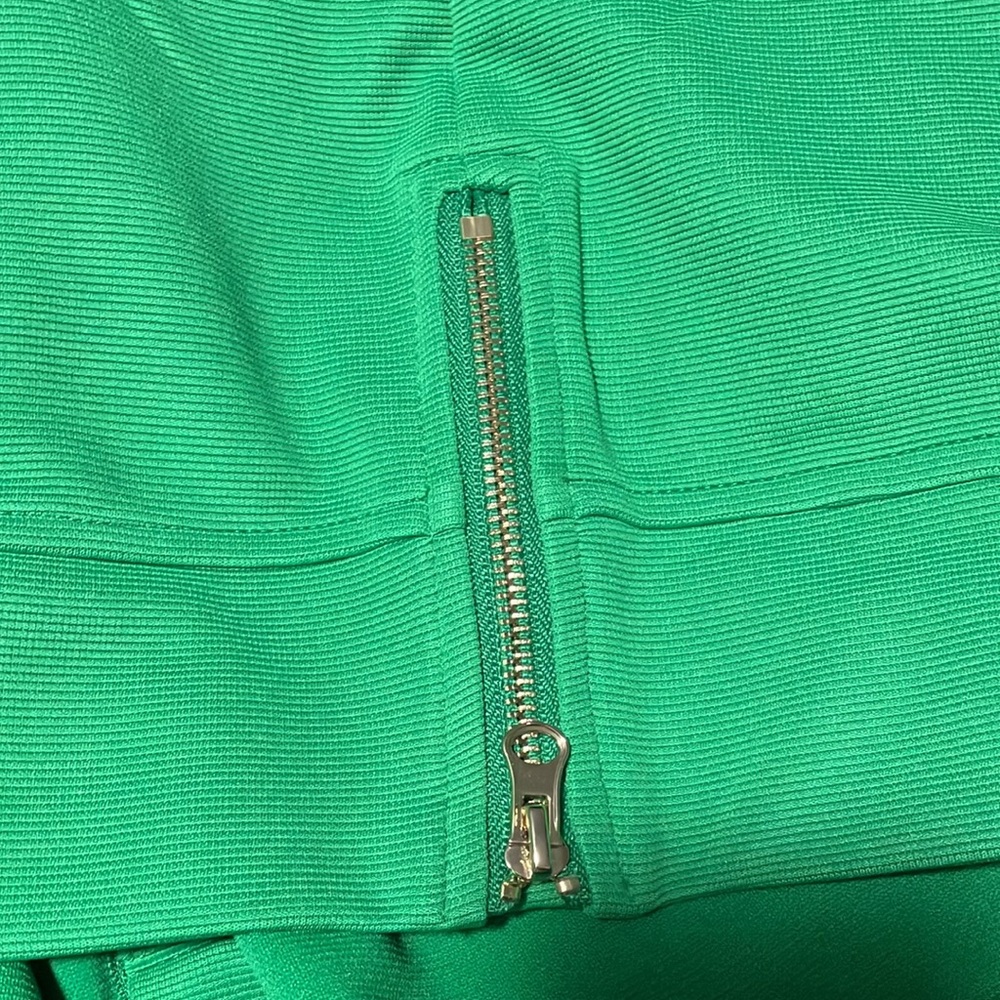 New with tags!! Entro Vibrant Green Textured Top Large Zip Closure New with Tags - Picture 11 of 11